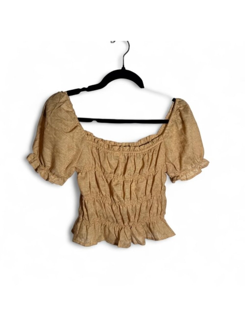 Tan Crop Top